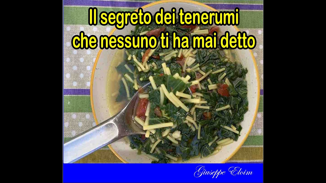 Il segreto dei tenerumi che nessuno ti ha mai detto