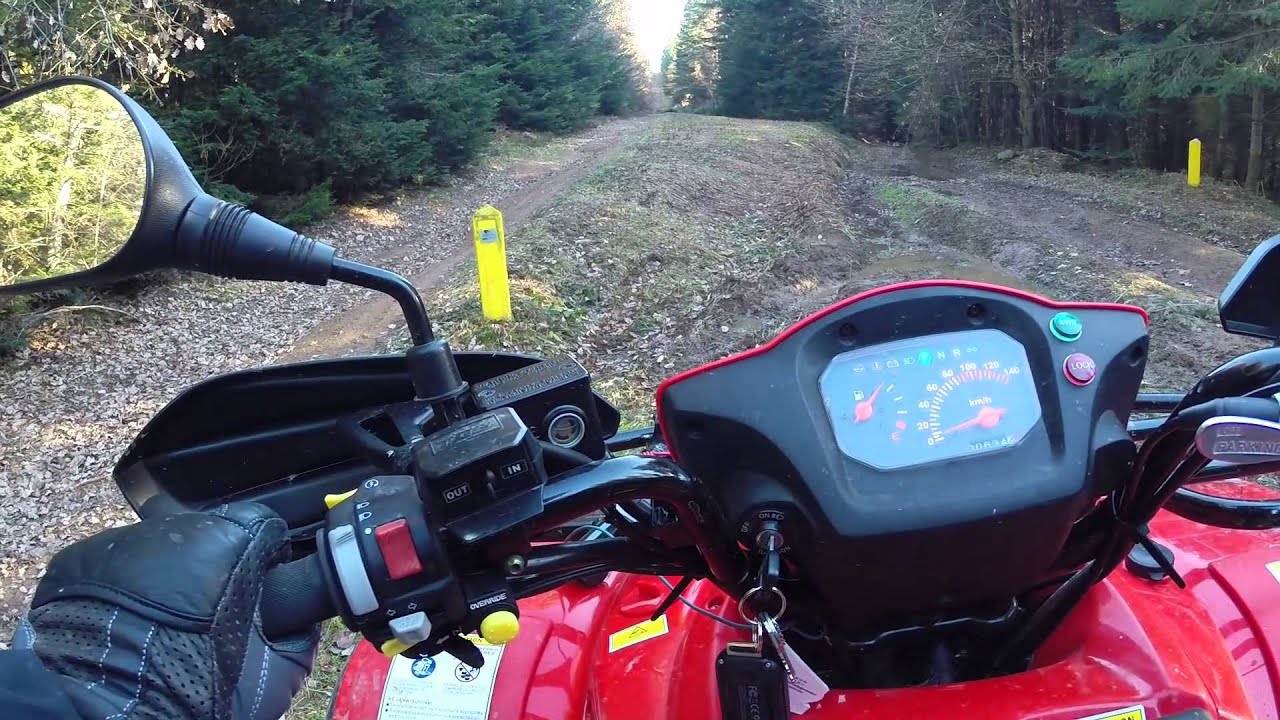 quad TGB Blade 500 SL F en ballade aux echarmeaux