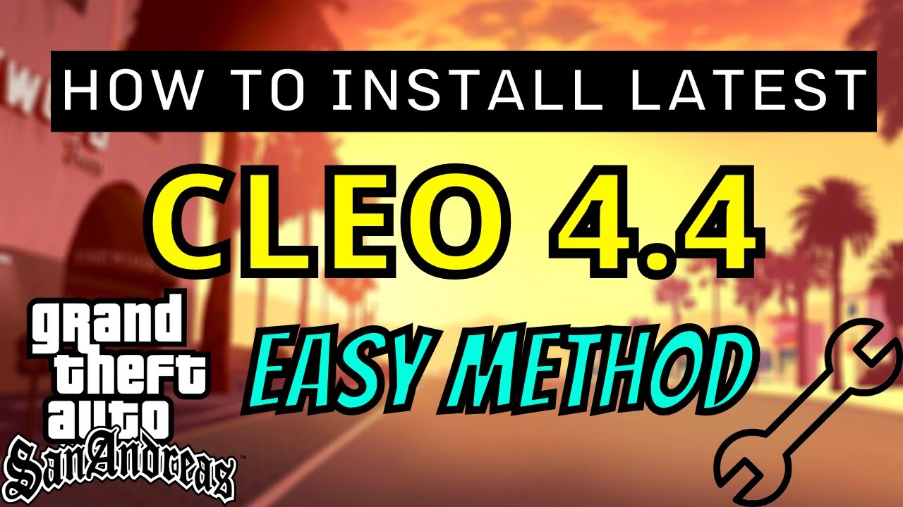 Latest and New Cleo 4.4 for Gta Sa Tutorial | Cleo 4 installation tutorial | gta san andreas mod