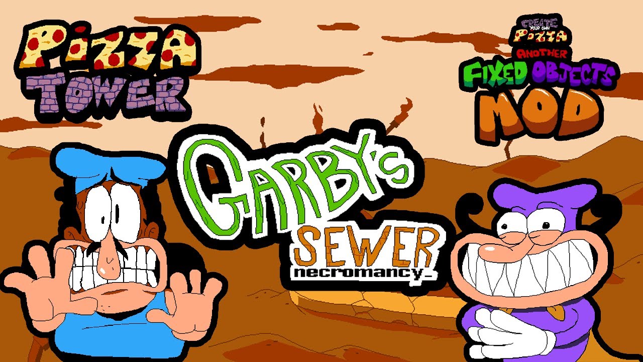 Pizza Tower (CYOP) Level - Garby's Sewer; Necromancy