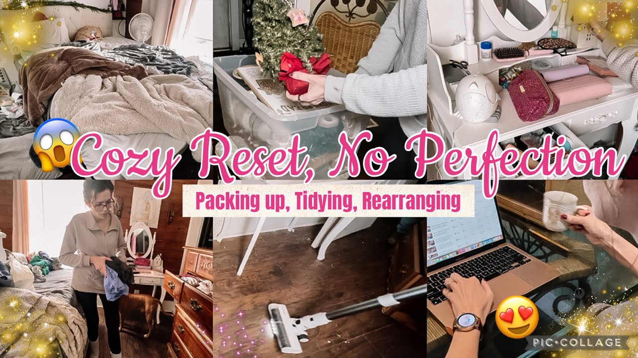 Realistic Weekly Reset ✨ FANY Smartwatch, Christmas Kitchen Takedown, Bedroom Rearrange & Cozy Reset