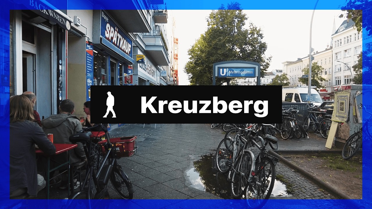 Walking tour Kreuzberg 🇩🇪 Mehringdamm, Berlin | Outside Walker