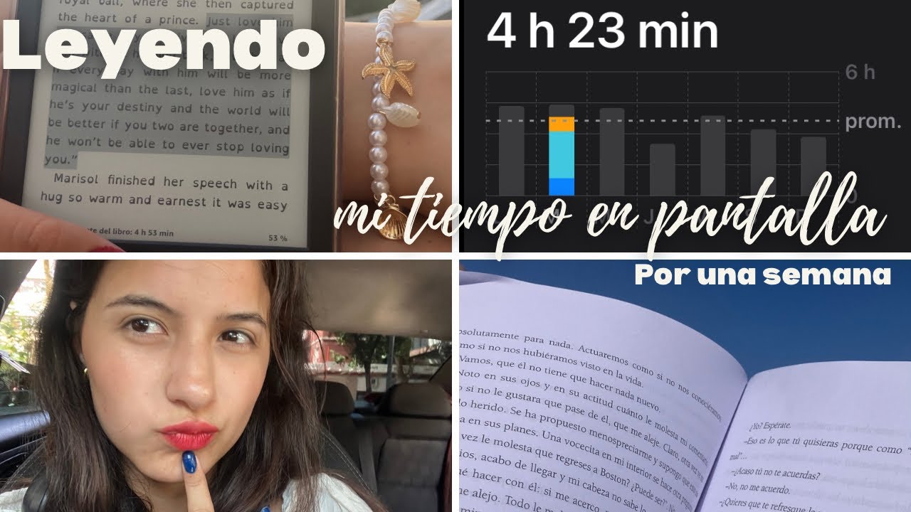 Leyendo mi tiempo en pantalla por una semana