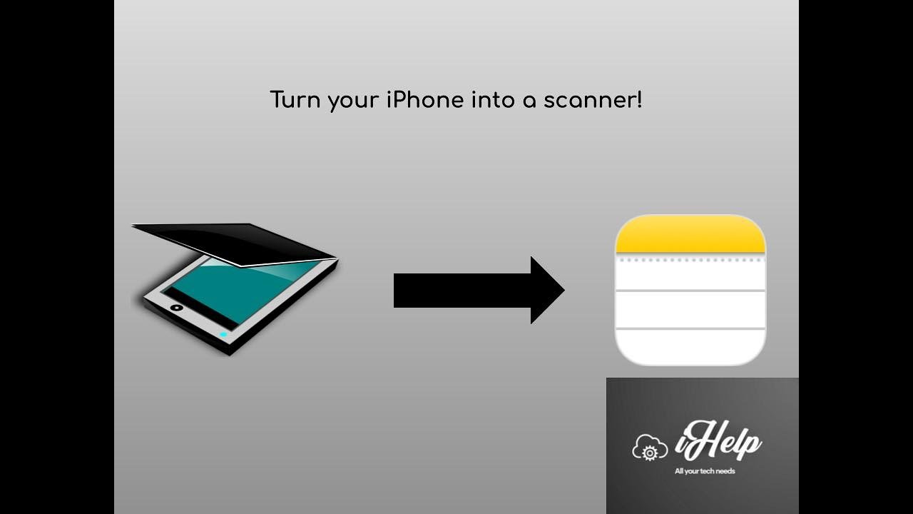 Turn your iPhone into a scanner! | iHelp