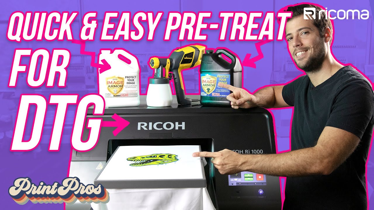 How To Pretreat Shirts for DTG | Printing on Polyester Shirts | Print Pros (Ep 5)