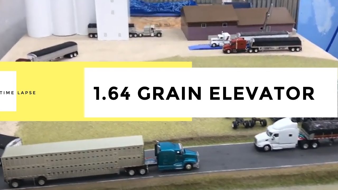 Making a 1.64 scale Grain Elevator Layout Time Lapse