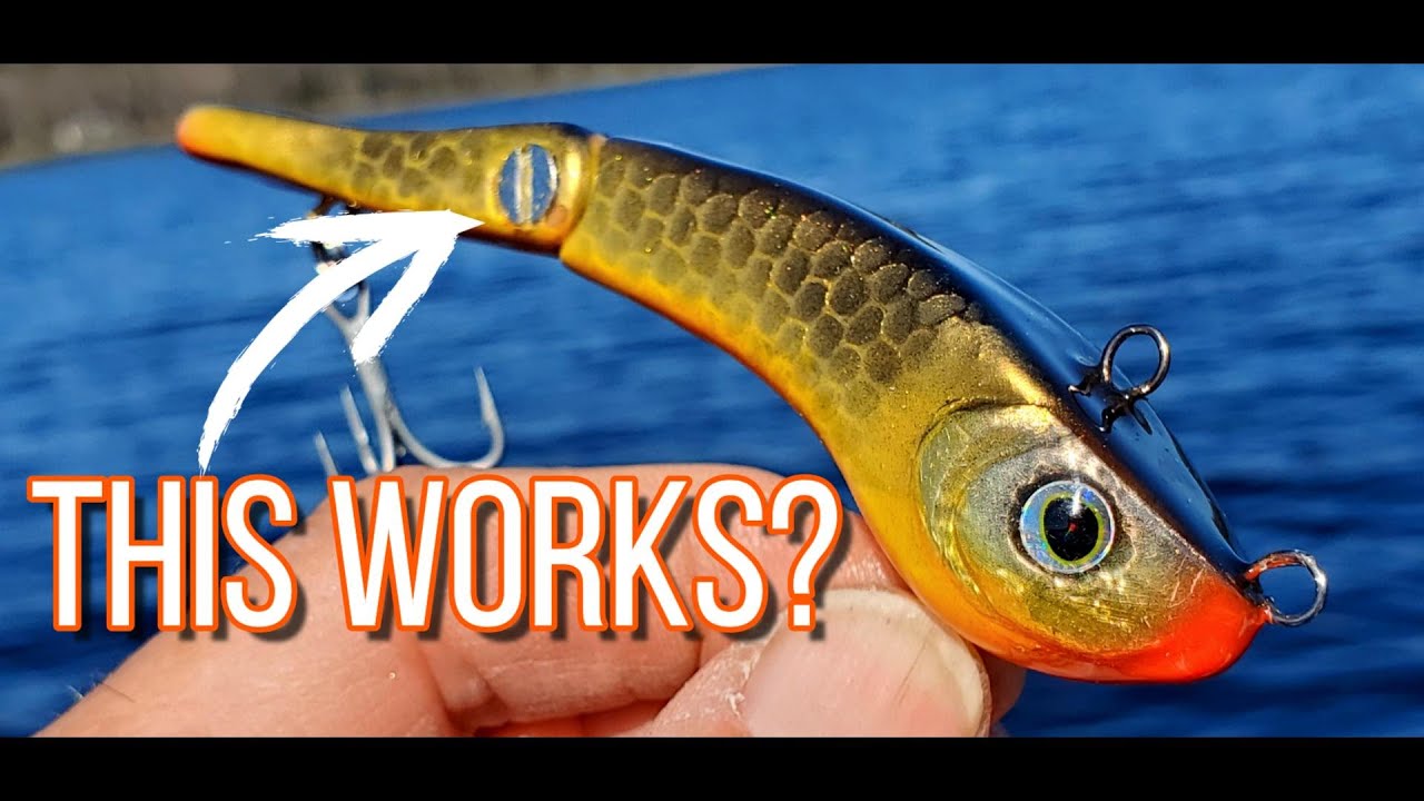 Making an experimental fishing lure, adjustable fishing lure #luremaking #lurefishing #airbrush