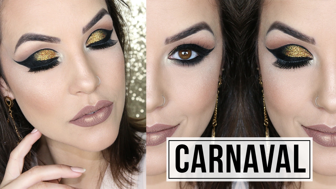 Maquiagem para Carnaval 2017 - Cat Eyes