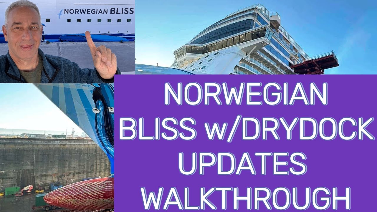 Norwegian Bliss AFTER DRYDOCK Walkthrough and 13 day cruise for only $772.93!