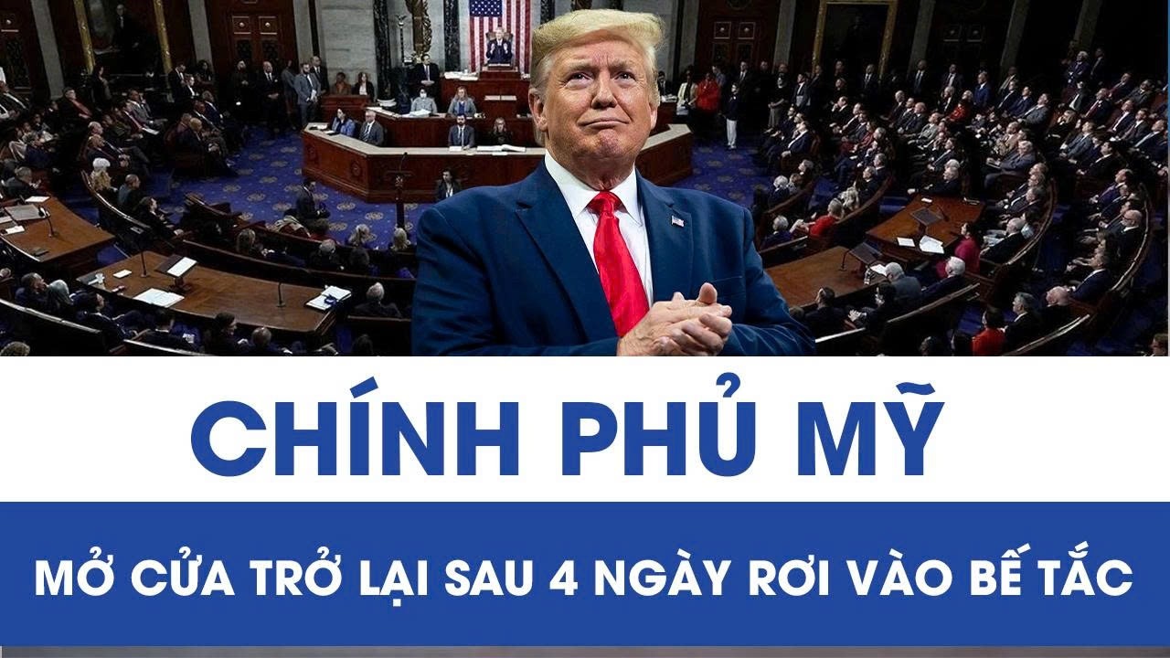 Ông Trump ký dự luật ngân sách, chính phủ Mỹ mở cửa trở lại sau 4 ngày rơi vào bế tắc