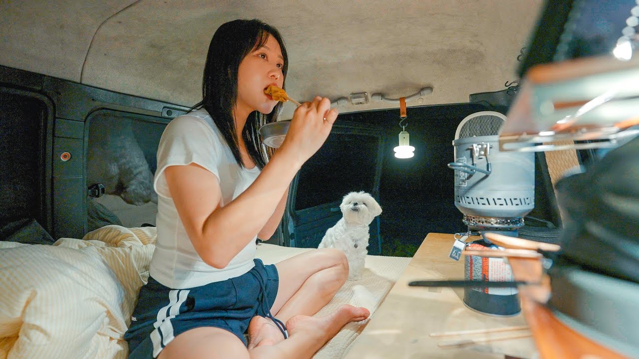 혼자 힐링이 필요한 순간, 이런 차박 어때요? | 낭만 한도 초과 24시간 | 강화도 고려산힐링캠핑장