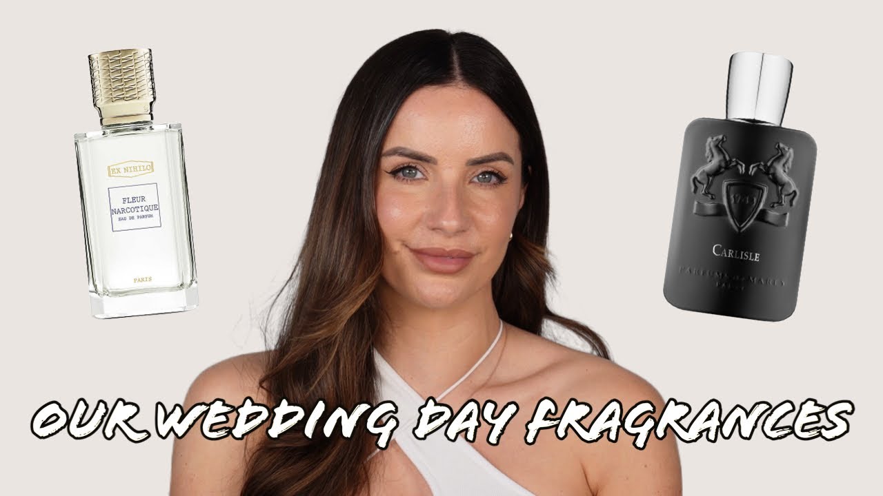 OUR WEDDING DAY FRAGRANCES!! 🤍💍 HIS & HERS… 👀
