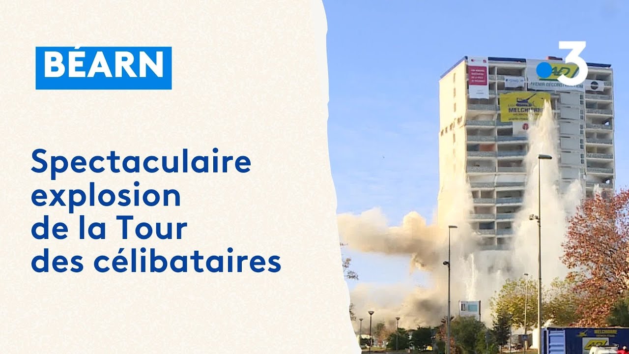 Explosion de la Tour des célibataires de Mourenx
