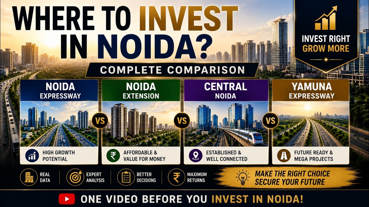 Best Investment Location in Noida 2026? | Noida Expressway vs Noida Extension vs Yamuna Expressway