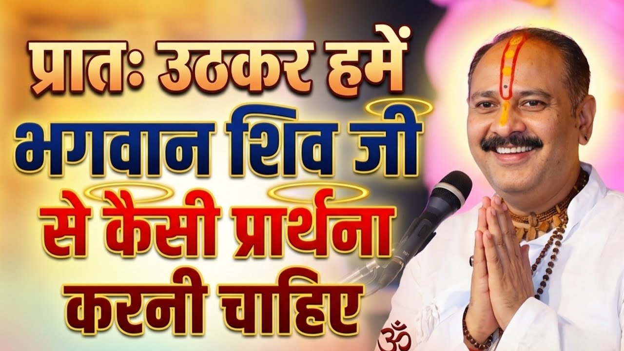 सुबह उठकर भगवान शिव से कैसी प्रार्थना करें?जीवन बदल देने वाली शिव प्रार्थना pandit Pradeep Mishra ji
