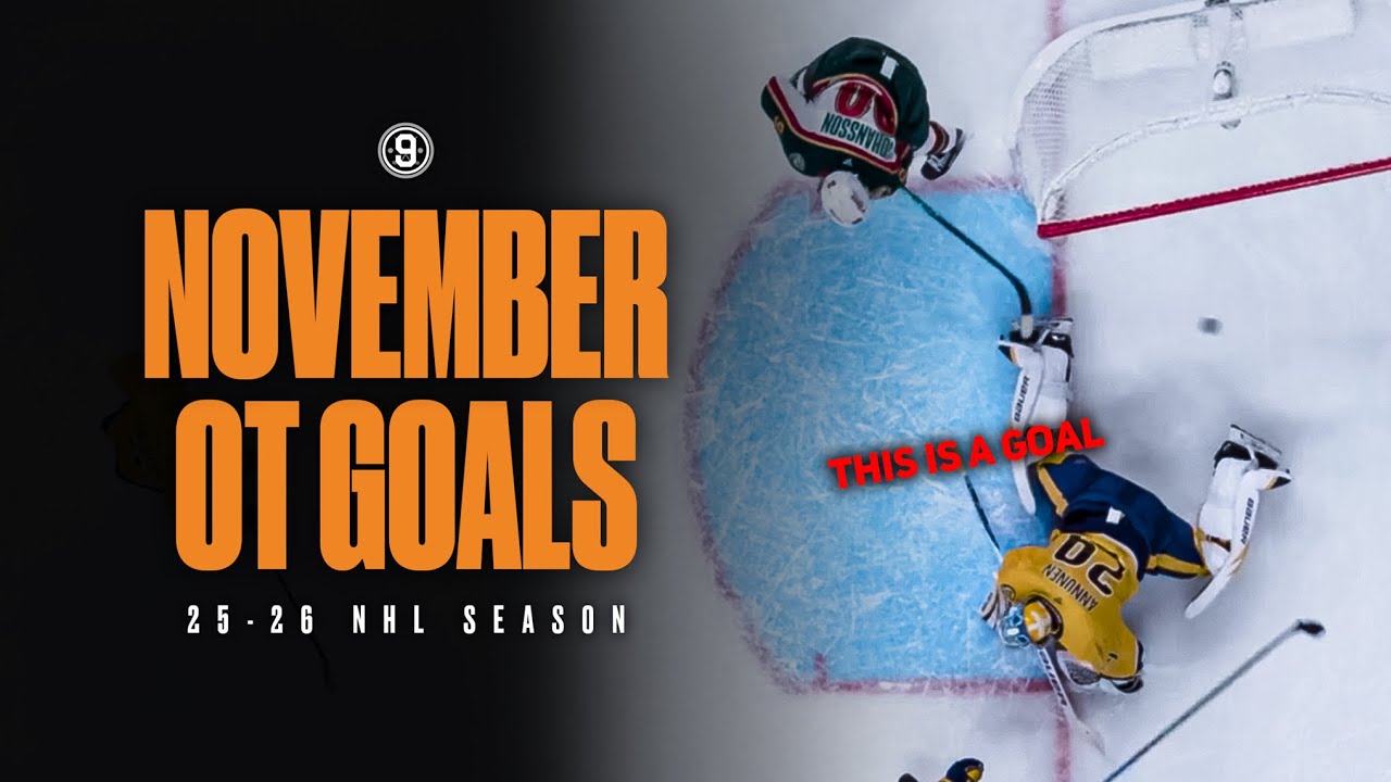 Every NHL OT Goal from November (2025-26)