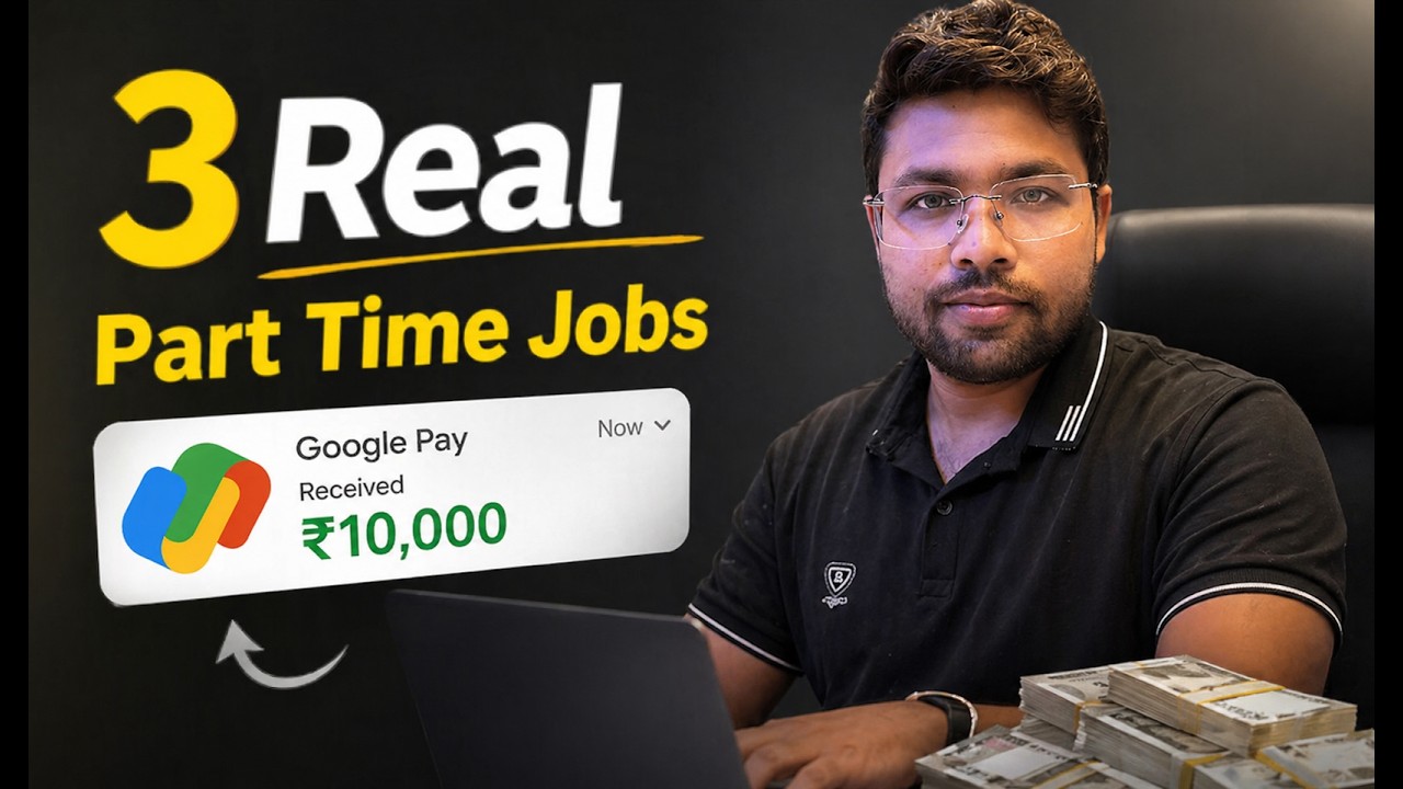 3 Part time Jobs | Good Salary, Work From home | Earn Online As a Student