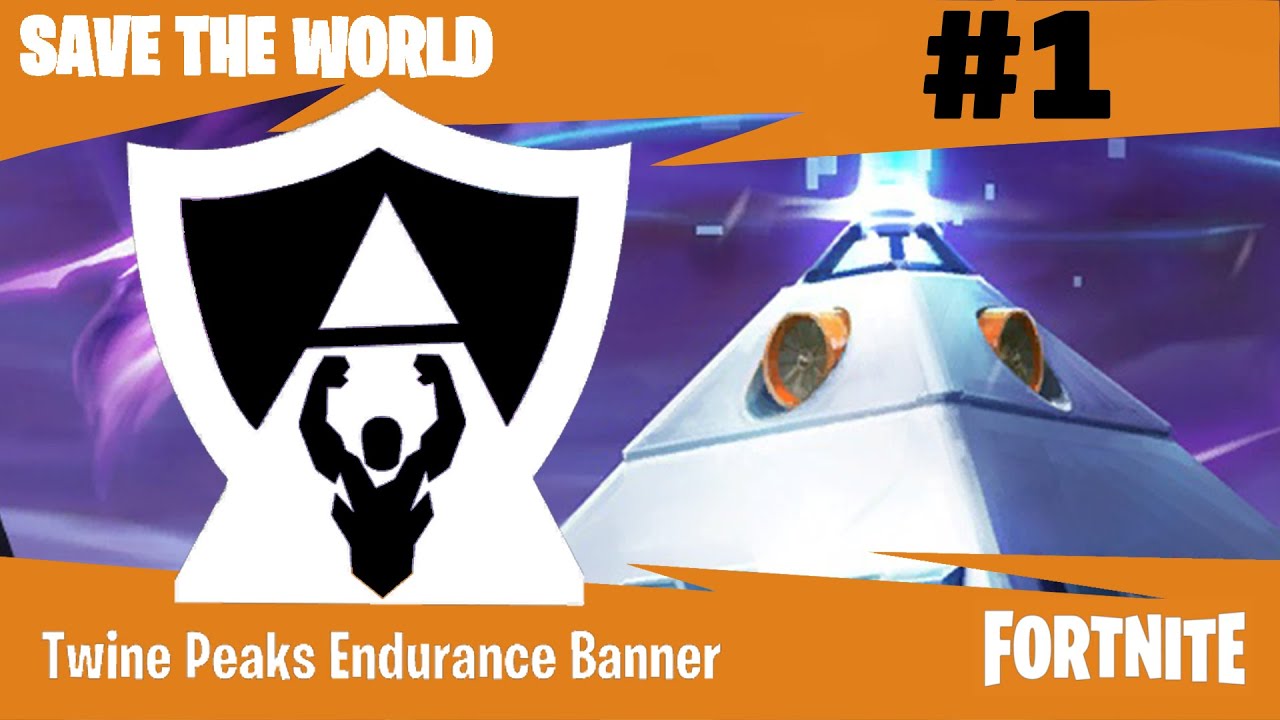 فورت نايت زومبي بناء تواين 30 هجمه Twine Peaks Endurance Banner #1