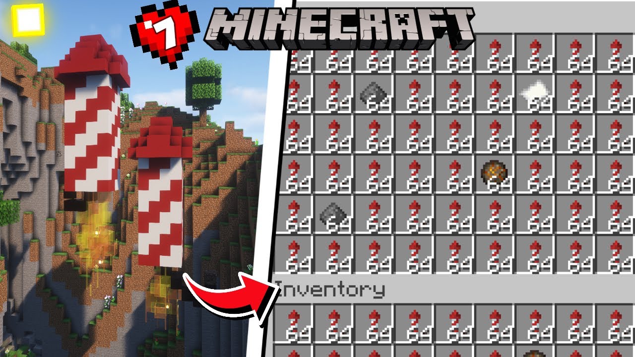 Minecraft Survival #7 | جبت فايرورك لا نهائي في ماينكرافت سرفايفل