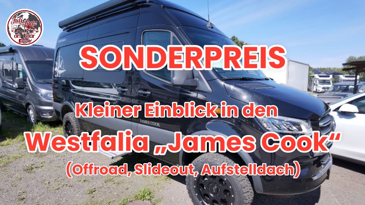 Westfalia „James Cook“,Offroad Kastenwagen, Slideout, Aufstelldach uvm. zum Sonderpreis #mercedes 