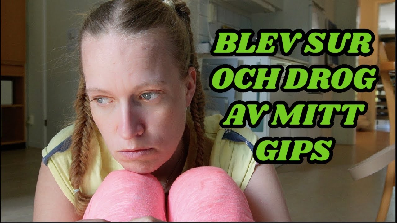 Vlogg | Är trött på mitt gips