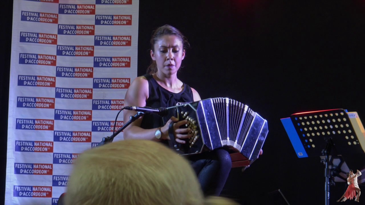 Elsa Gourdy au Festival National d'Accordéon à Morteau-Les Fins (25).