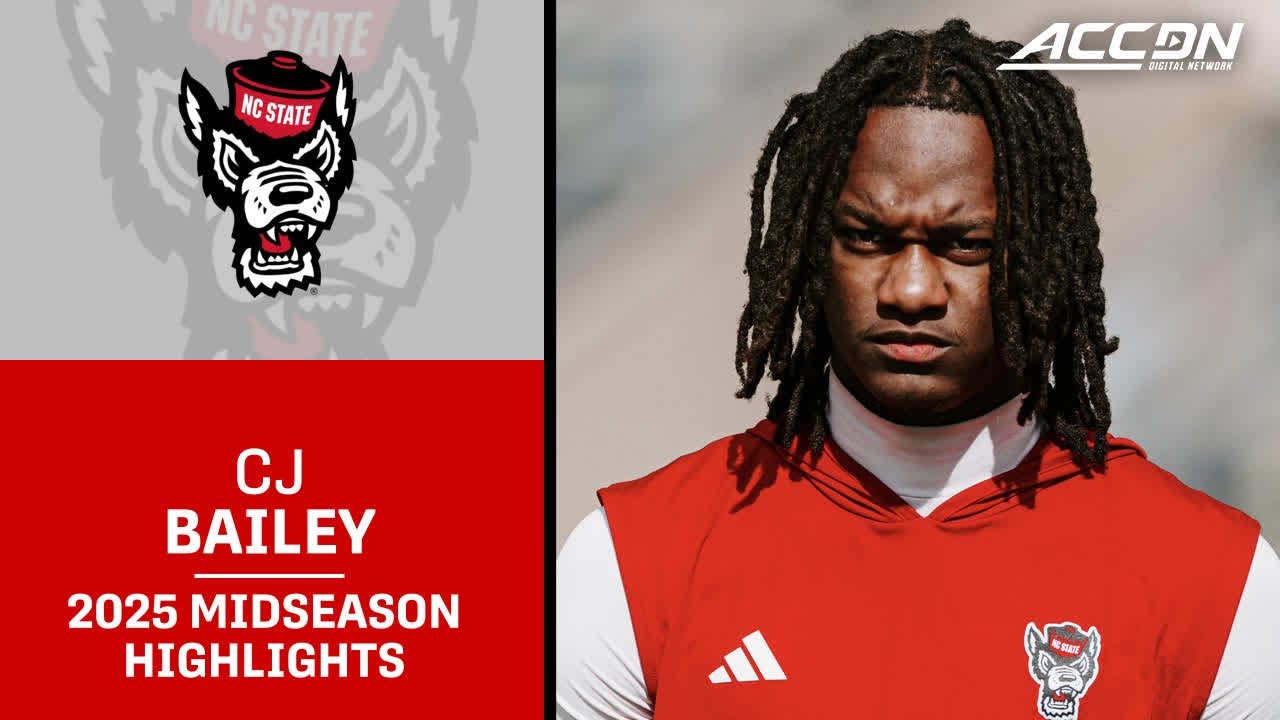 NC State QB CJ Bailey Midseason Highlights | 2025 ACC Football