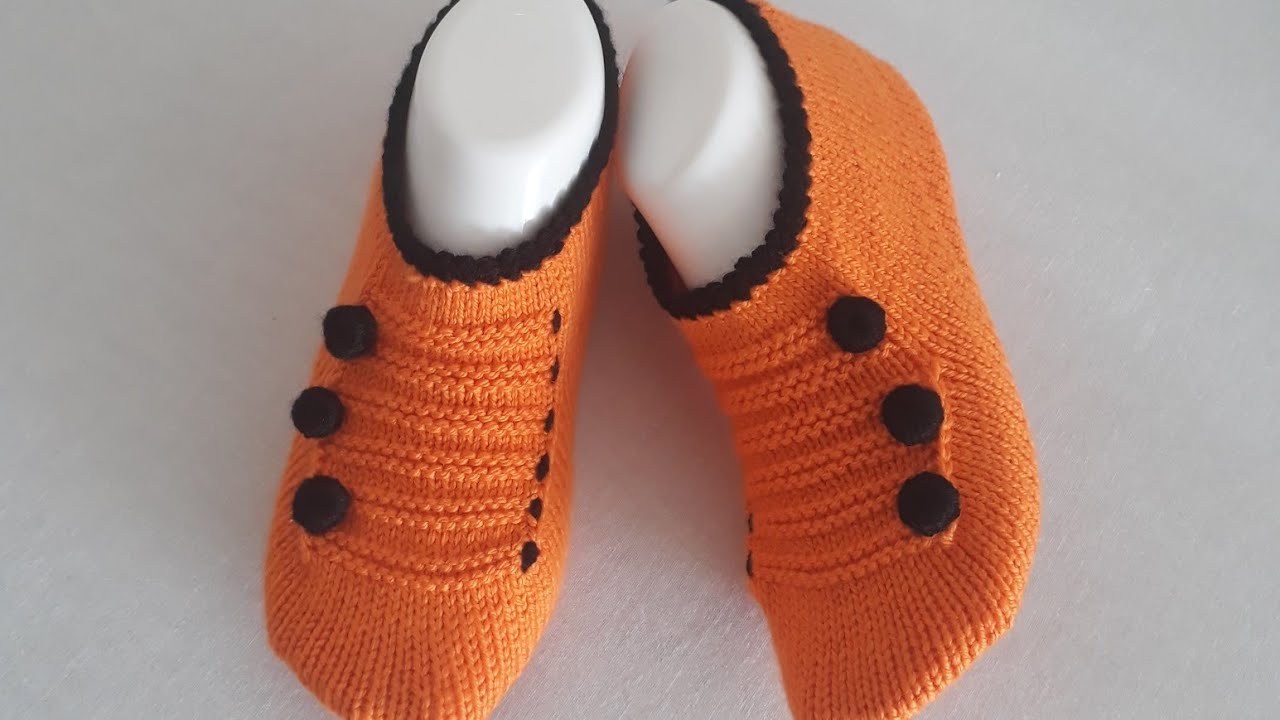 ✔İKİ ŞİŞ❤ KOLAY VE ŞIK PATİK YAPIMI 💯🧶#ÖRGÜMODELİ #Knitting #Knit #МОДЕЛЬВЯЗАННЯ