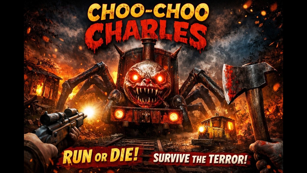 CHOO CHOO CHARLES LIVE 😱 #choochoocharles #horrorgaming #gaminglive