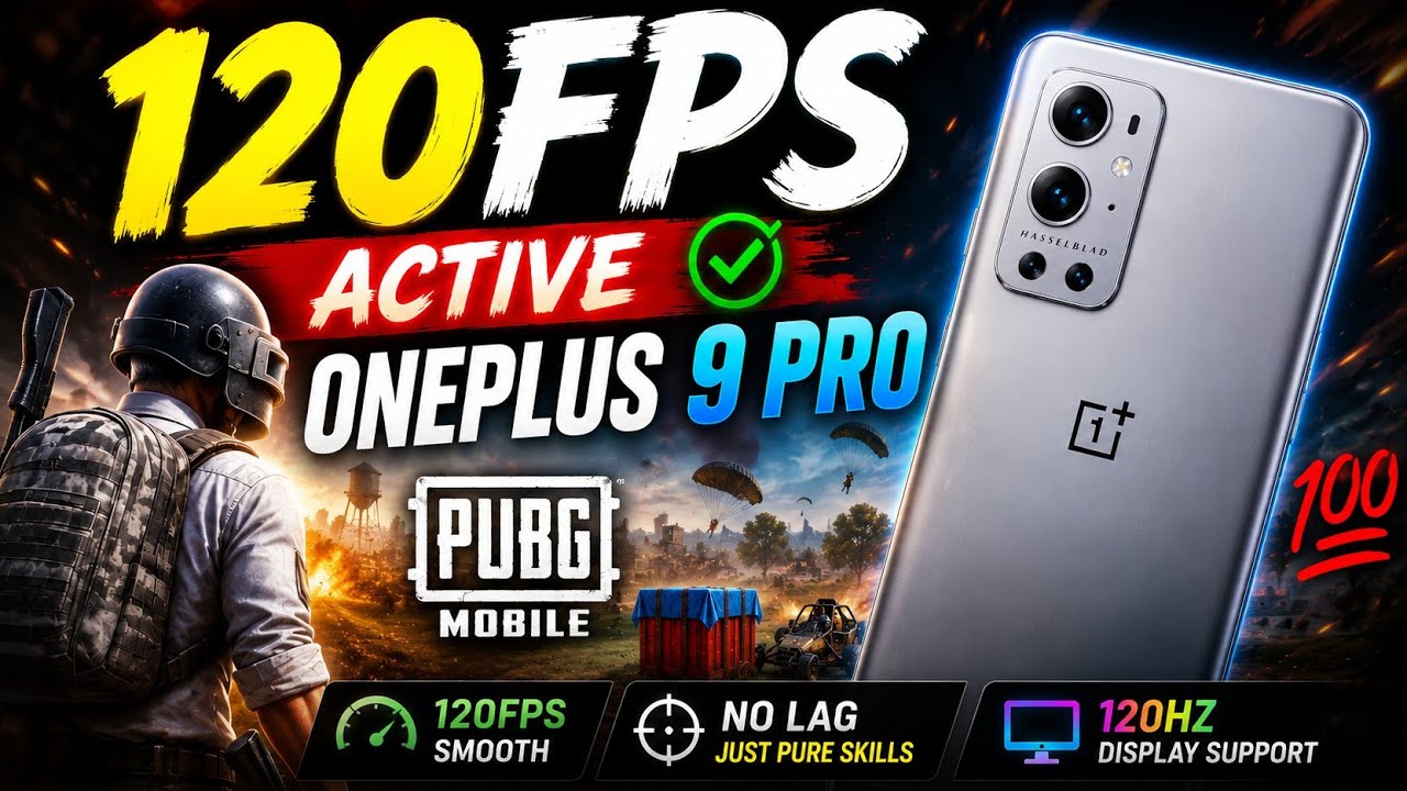 🔥120 FPS ACTIVE on OnePlus 9 Pro 💯  #OnePlus9Pro #PUBGMobile #BGMI #120FPS #PUBG120FPS #FPSUnlock