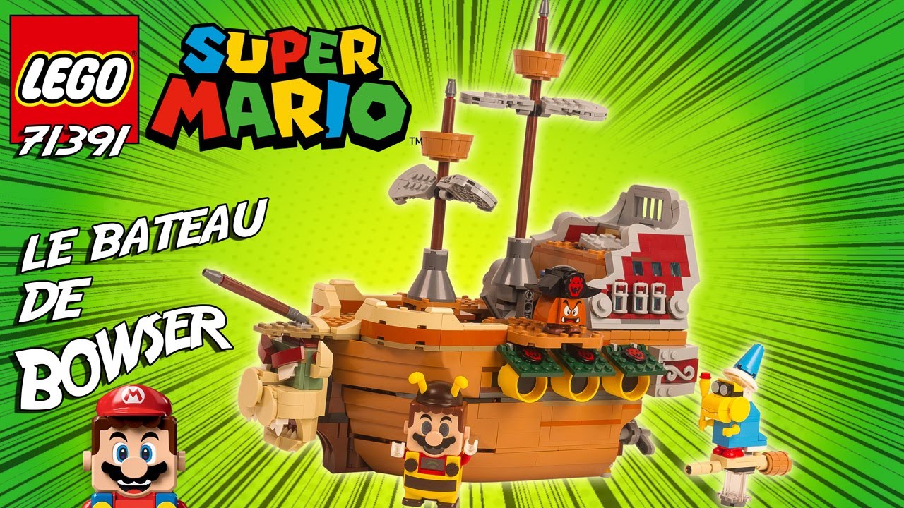 LEGO Super Mario: Le Bateau de BOWSER 71391 Le Test complet du set
