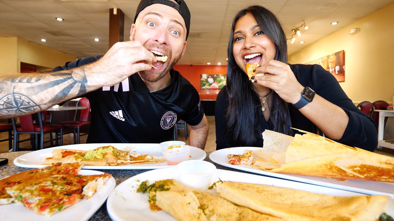 Eating INDIAN FOOD with CHEF NIKITA BHUYAN in Phoenix, Arizona!!
