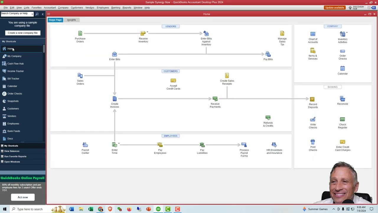 QuickTip QBD Customizing and Cleaning up Homepage July 8 2024