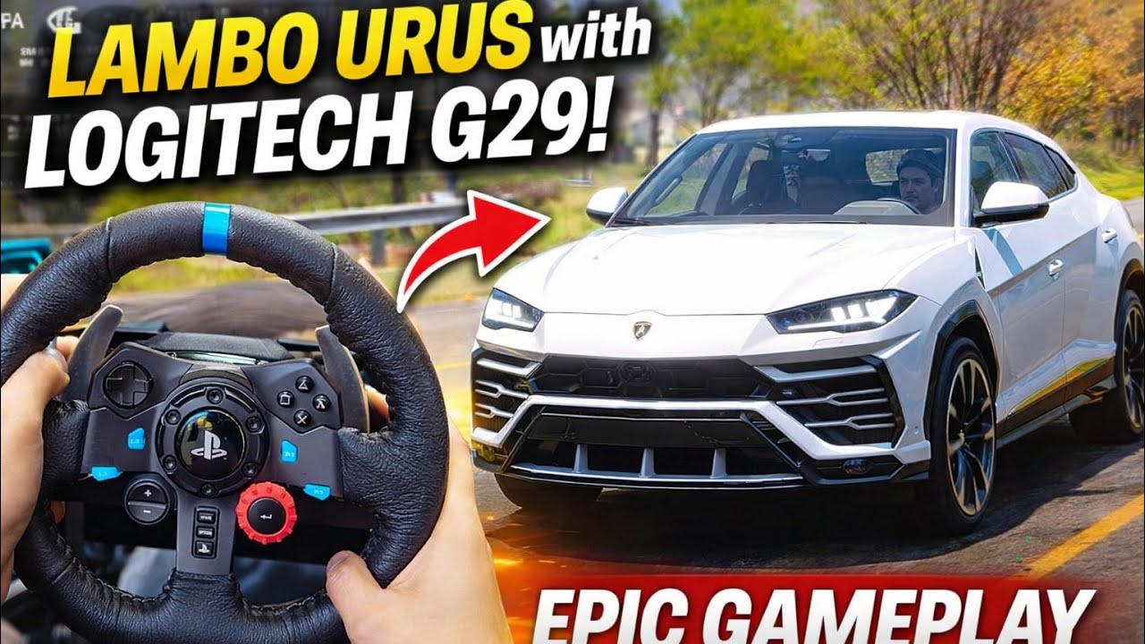 Lamborghini Urs - Forza horizon 5 - Logitech g29 Gameplay ||