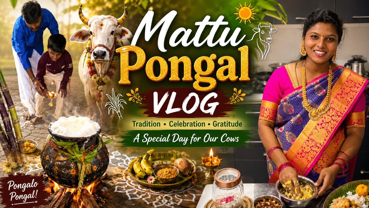 Mattu Pongal celebration 🎉, 