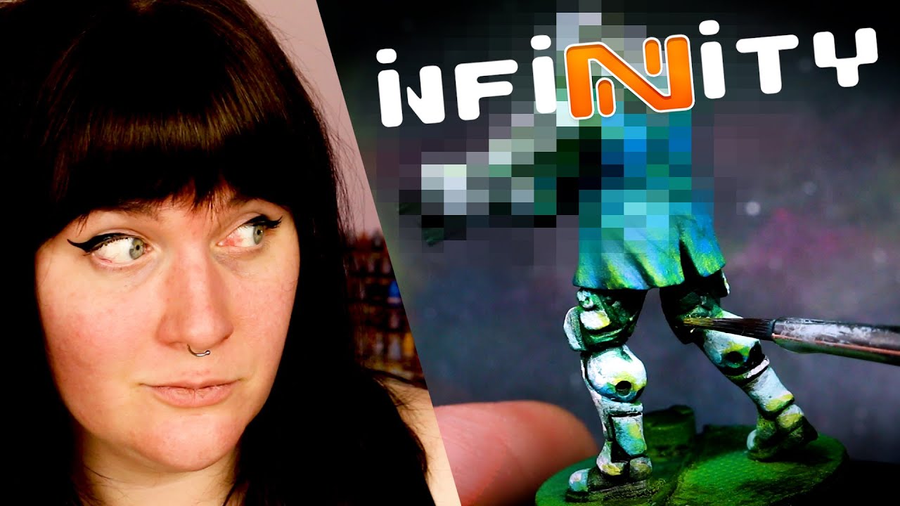Painting A Mystery Package from Infinity: The Miniatures Game!