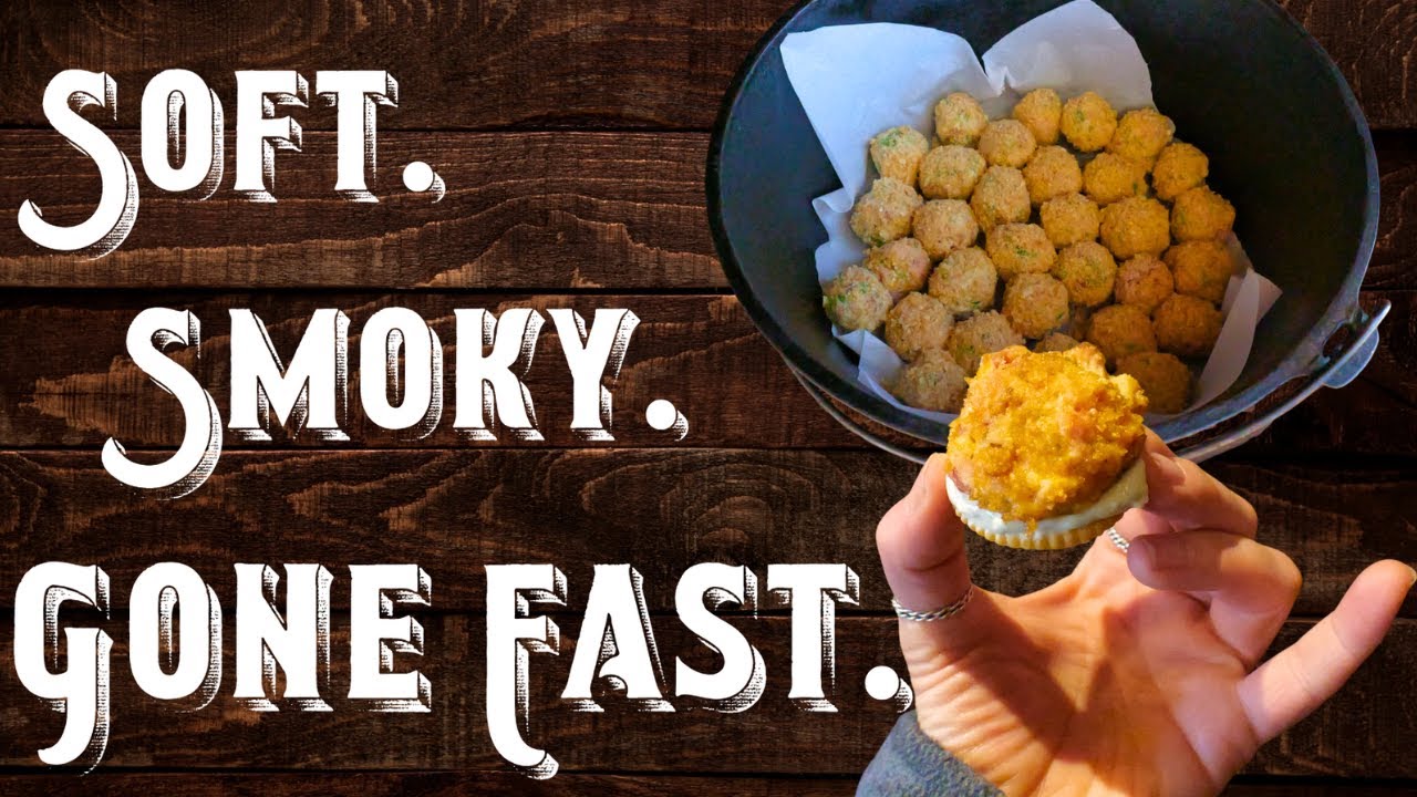 Creamy Smoked Chicken Bacon Ranch Balls | Dutch Oven Comfort Food