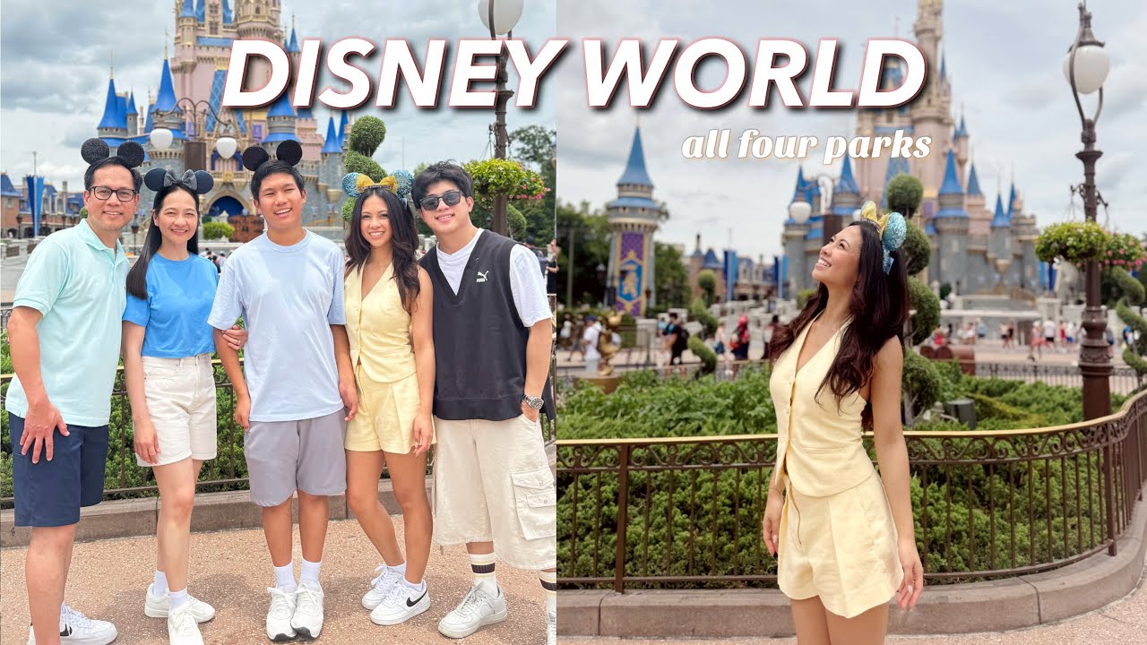 DISNEY WORLD VLOG (first time ever going to all 4 parks!!)