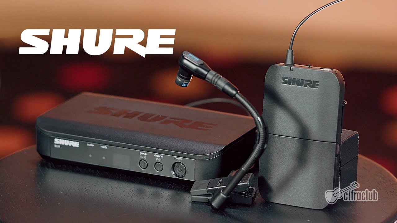 CONHEÇA O BLX WIRELESS INSTRUMENT E BETA 98H/C DA SHURE