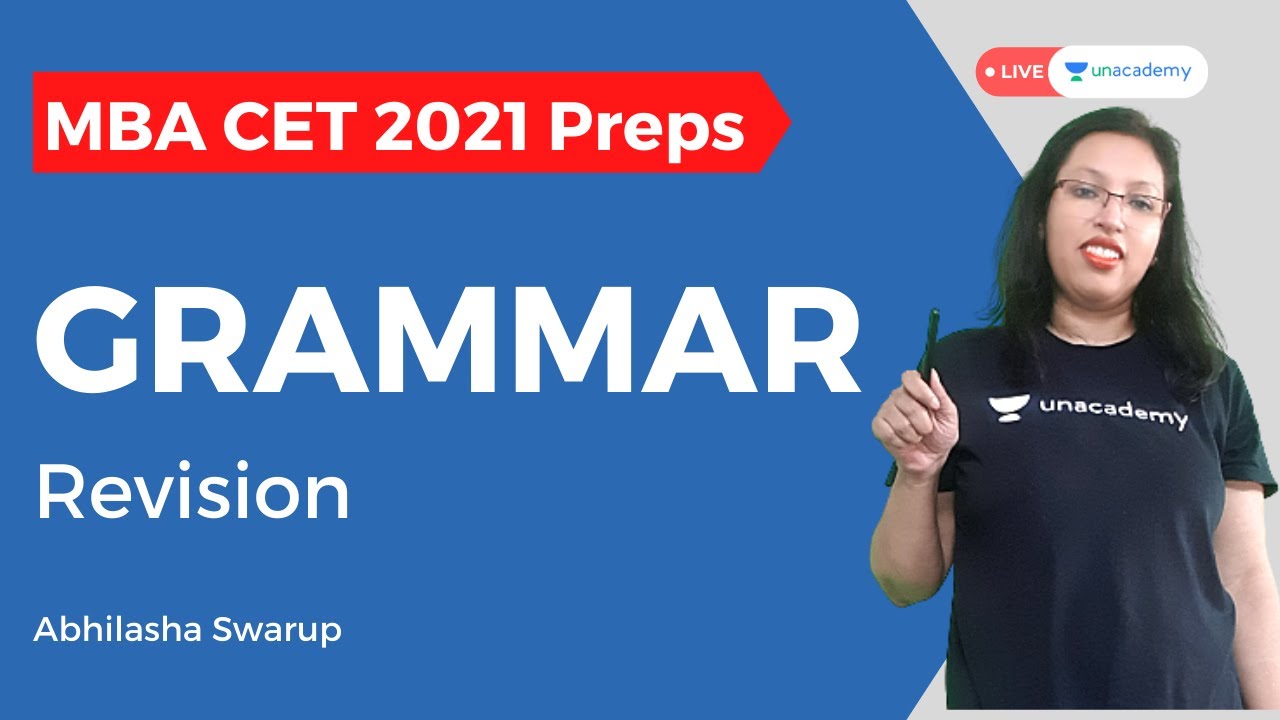 MAH CET 2021 Crash Course | Grammar Revision for MBA CET Exam | Unacademy Catalyst