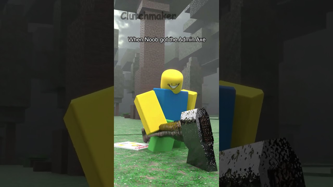 When Noob got the Admin Axe in 99 Nights in the Forest = ☠️