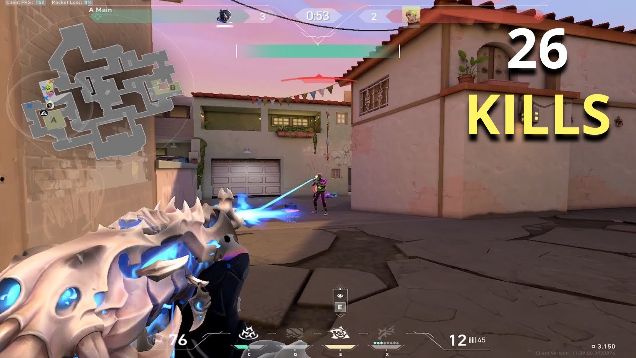 Valorant - 26 Kills As Vyse Sunset Full Gameplay (No Commentary)