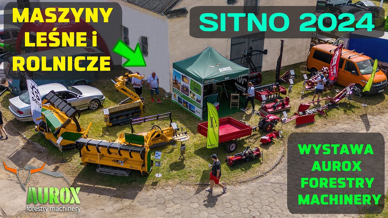 Mulczery leśne i kosiarki rolnicze - wystawa Aurox - Targi Sitno 2024 #maszynyrolnicze #maszynyleśne