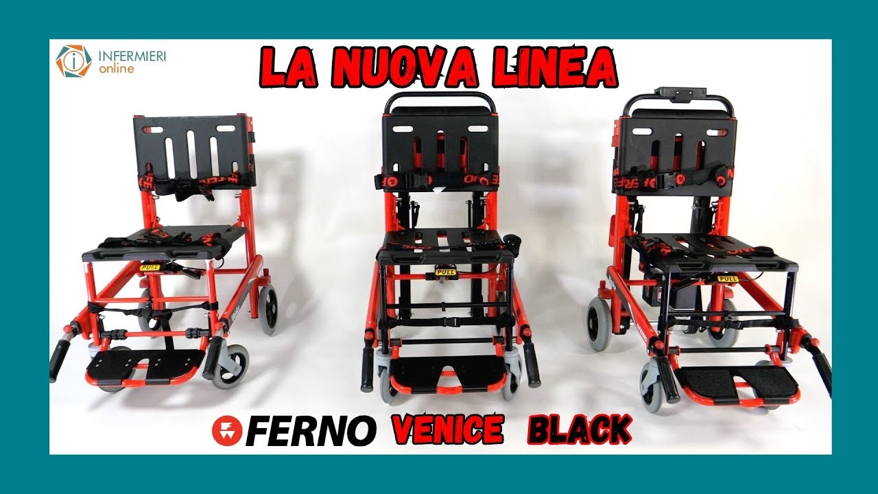 LA NUOVA LINEA DI SEDIE DA EVACUAZIONE   @FernoItaly    VENICE BLACK | INFERMIERI Online