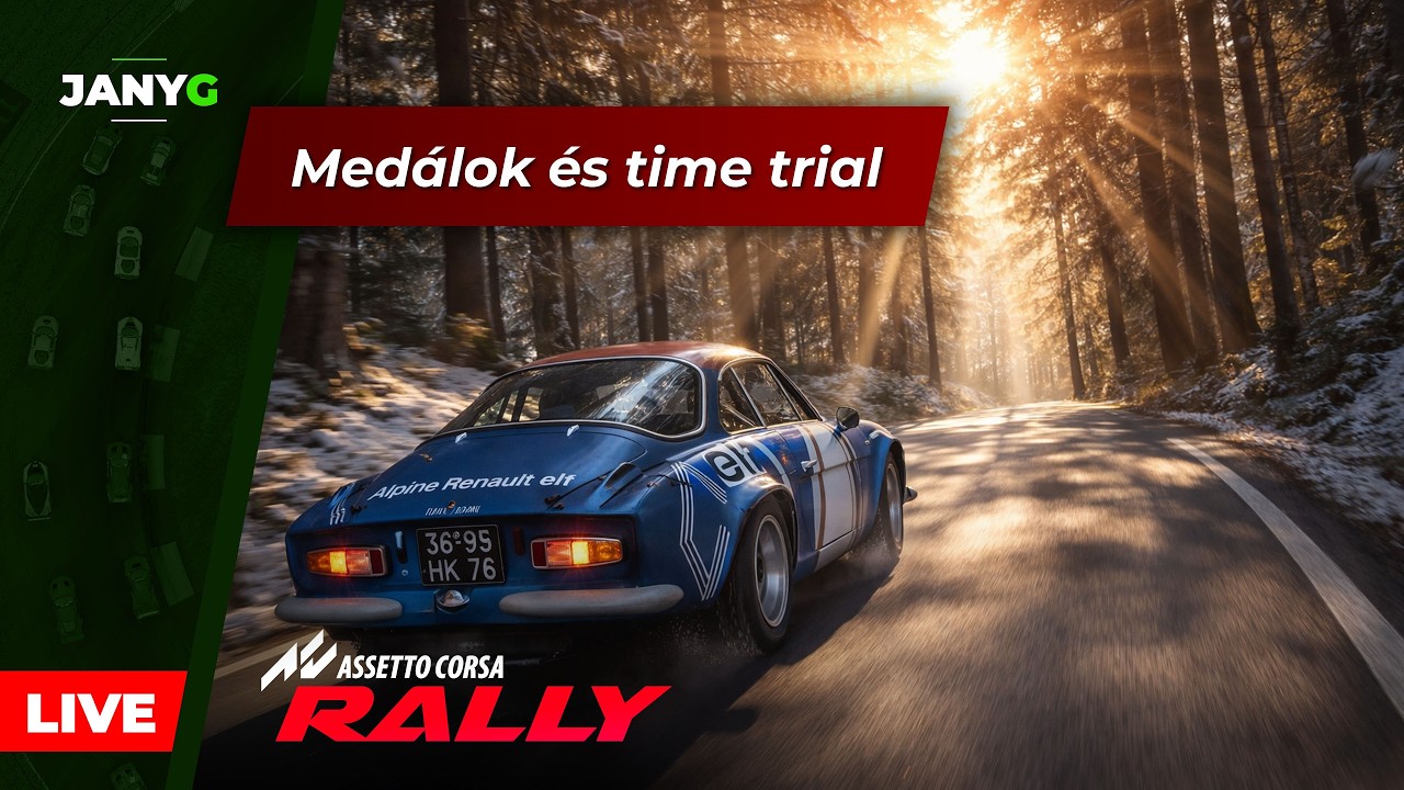 ⛐🏅 Medálok és time trial | Assetto Corsa Rally
