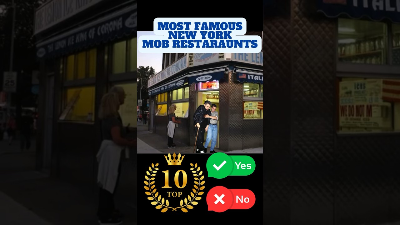 TOP 10 MOB RESTAURANTS NYC  Revealed: Famous MOB Owners | Take the Cannoli #newyork #restaurants