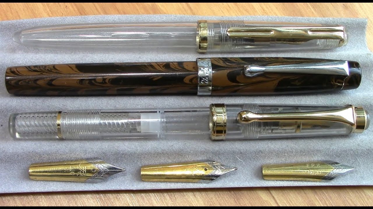 FPR Ebonite Himalaya & Indus Pen with Ultra Flex Nib