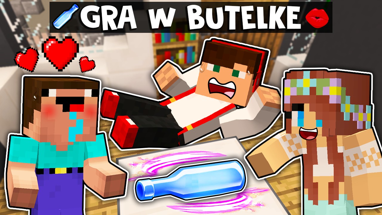 GRAMY W BUTELKĘ NA WYZWANIA I PYTANIA W MINECRAFT?! GPLAY & LUMI