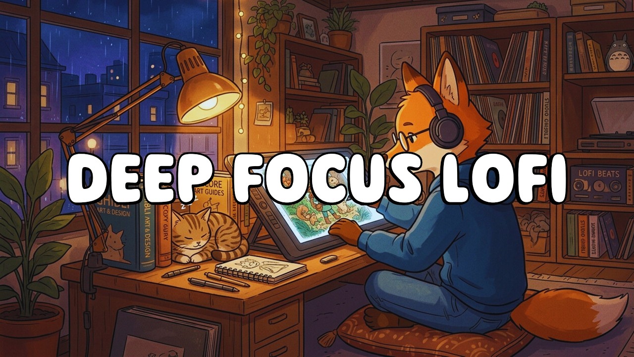 Deep Focus Lofi 🧠 24/7 Beats to Code, Work & Study