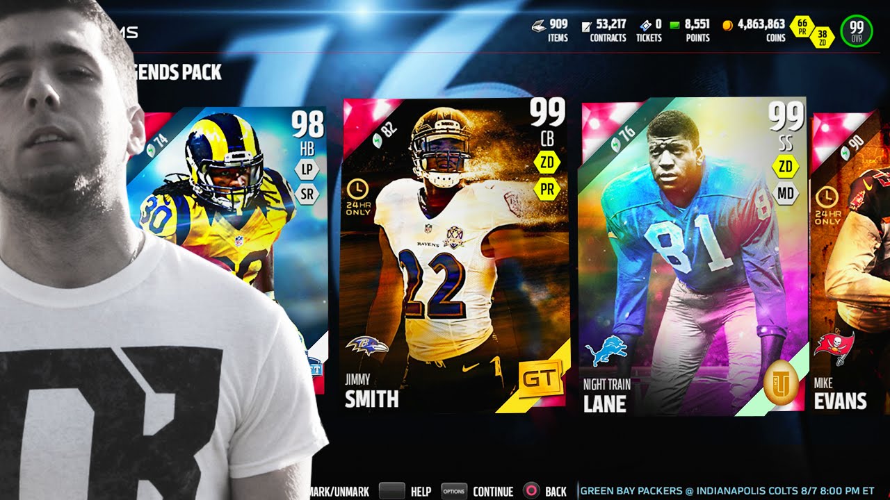 Amazing 99 Overall Pull !!! (Madden 16 Pack Opening)